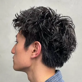 ショート パーマ ヘアアレンジ メンズ fifth Tokyo所属・fifth 石川 凪のヘアスタイル