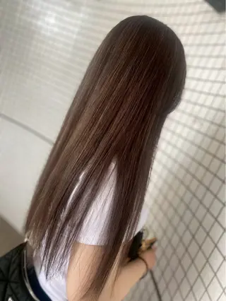 ロング 北村 理奈のヘアスタイル