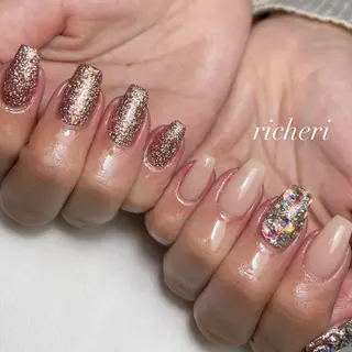 ミディアム ネイル richeri beautyのネイルデザイン