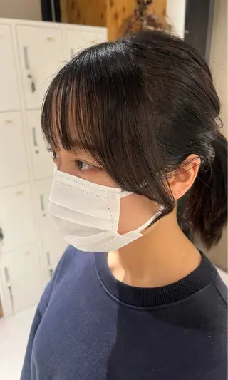 ミディアム 梅田/似合わせボブ /顔周り/RINKAのヘアスタイル