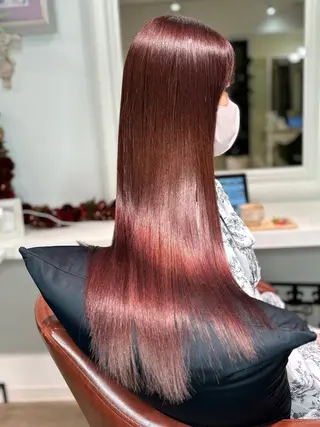 ロング カラー 栗形 龍乃介のヘアスタイル