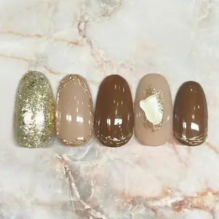 ミディアム Lety total beautyのネイルデザイン