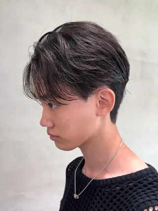 ショート カラー パーマ メンズ Men's salon fifth 渋谷【メンズサロン フィフス】所属・fifth/堀 佳樹のヘアスタイル