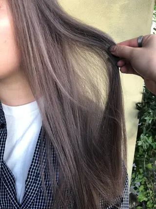 カラー hina☺︎ 髪質改善/ストレートのヘアスタイル