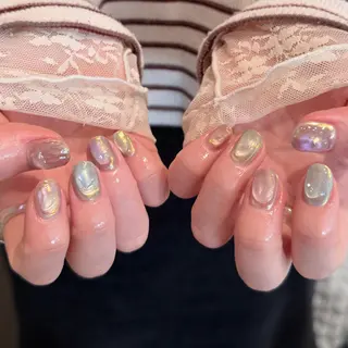 ネイル 🎀 Hiyubi._.nail 🫧所属・🎀フェイ フェイ🫧💗のネイルデザイン