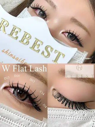 マツエク・マツパ ＲＥＢＥＳＴ ｅｙｅｌａｓｈのマツエク・マツパデザイン