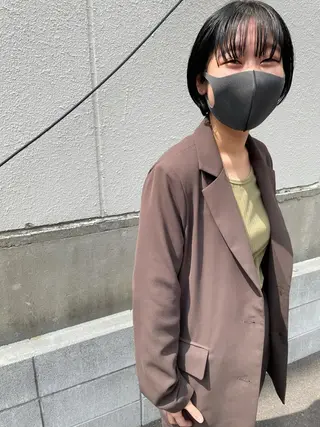 ショート さの あやねのヘアスタイル