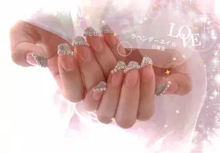 ネイル ラベンダー💖日暮里 ルル💖ネイルのネイルデザイン