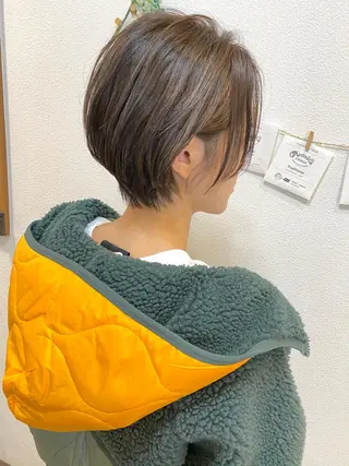 ショート カラー ショート、ボブ シマダマサトのヘアスタイル