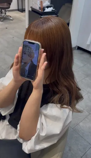 ロング neaf 六本木店所属・六本木🫧パーマ 望月彩音のヘアスタイル