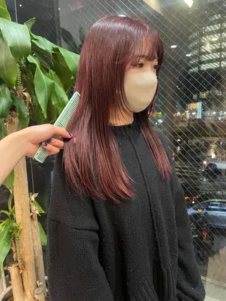 セミロング ボブカットモデル/パ ーマ/harunaのヘアスタイル