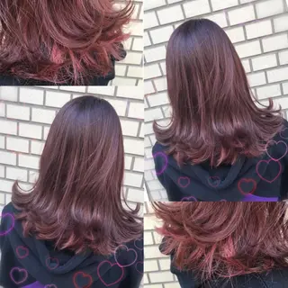 ミディアム カラー 韓国ヘア得意❤︎森澤 悠佳のヘアスタイル