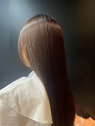 ロング カラー 🎈ブリーチなし暖色 カラー/レッド/ゆいのヘアスタイル