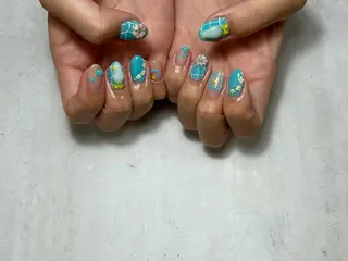 ネイル three 0 nail spaceのネイルデザイン