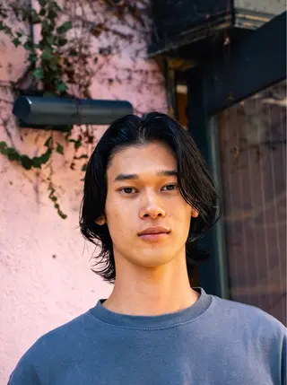 ミディアム カラー パーマ メンズ 🔗メンズサロン🔗 Kieのヘアスタイル