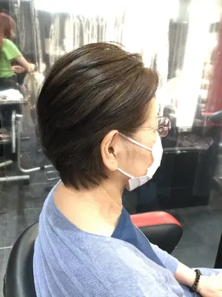 ショート カラー Annon プライベートサロンのヘアスタイル