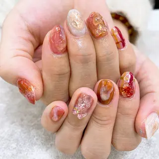 ネイル ⭐︎休業中の練習⭐︎ JNA認定講師髙橋のネイルデザイン