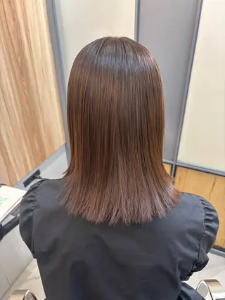 ロング ✨津田佐功/兵庫三宮 /カラー/縮毛矯正✨のヘアスタイル