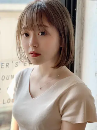 ミディアム カラー 💛丁寧さNo.🥇 🧸片山智裕💛のヘアスタイル