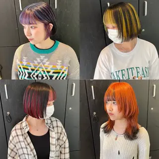 カラー 水戸/ブリーチカラー ♠️♠️會澤遼真のヘアスタイル