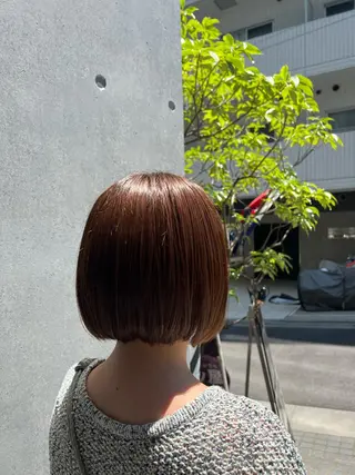 ショート morrow by suntown所属・💙AKANE ハイトーン特化💙のヘアスタイル