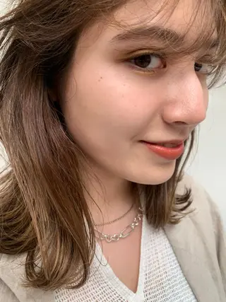 ミディアム パーマ カラー キッズ CEINE【セーヌ】 三軒茶屋のヘアスタイル