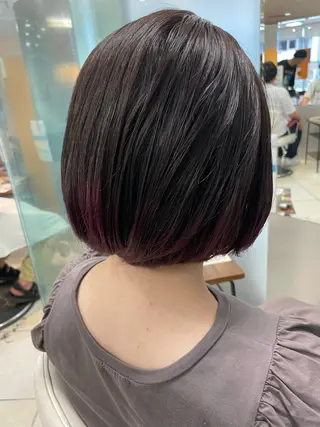 ショート カラー ボブ/暖色/デザイン KOYUKI⛄️のヘアスタイル