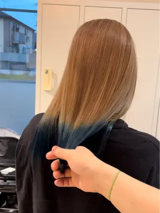 ロング カラー あきお / ハイトーンの達人のヘアスタイル