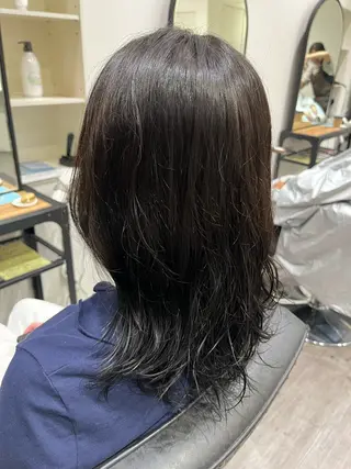 ミディアム カラー パーマ ヘアアレンジ cocotte 💟草間紫音💟のヘアスタイル