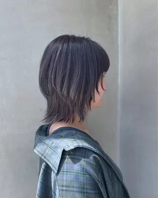 ミディアム cyan sayaのヘアスタイル