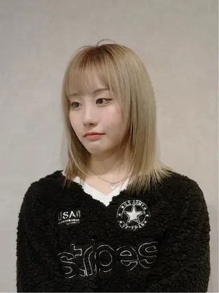 ミディアム お洒落カジュアル🍃 まなとのヘアスタイル