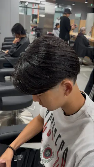 パーマ ヘアアレンジ メンズ モデル募集⛓️ 西澤結羽のヘアスタイル