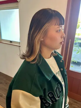 ミディアム Strawberry所属・原田 志保のヘアスタイル