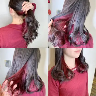 ミディアム カラー ヘアアレンジ 🌿‬ ܸAir 透明感🌱西村知佳のヘアスタイル