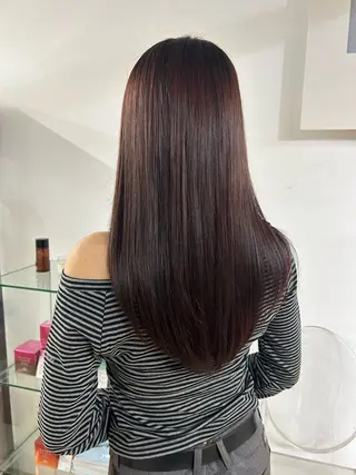ロング カラー tarte所属・地毛風ストレート🫧 ／艶カラー／イズミのヘアスタイル