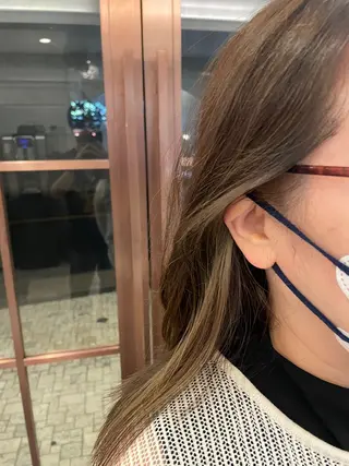 カラー AKITO /溝の口駅のヘアスタイル