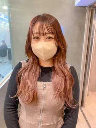 ロング 🩵縮毛矯正/ブリー チ/髪質改善/いつかのヘアスタイル