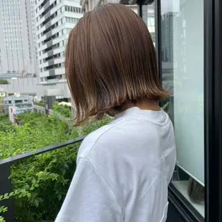 ショート カラー 髪質改善 中川　翔のヘアスタイル