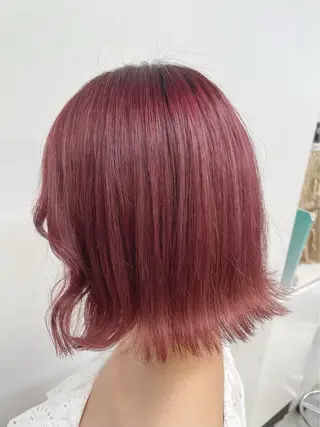 ショート カラー トレンド暖色ヘア🍒 miu🍒のヘアスタイル