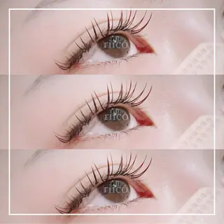 マツエク・マツパ KNACK eye lash RISAのマツエク・マツパデザイン