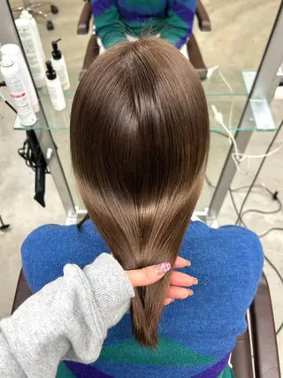 ロング カラー 大阪梅田/ イマムラミヅキのヘアスタイル