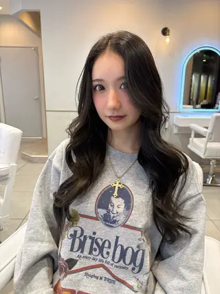 ロング カラー Tia.所属・縮毛矯正／髪質改善 _MiMiのヘアスタイル