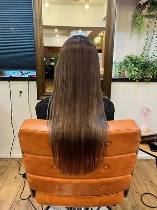 ロング ⚪️髪質改善 縮毛 店長 コウ⚪️のヘアスタイル