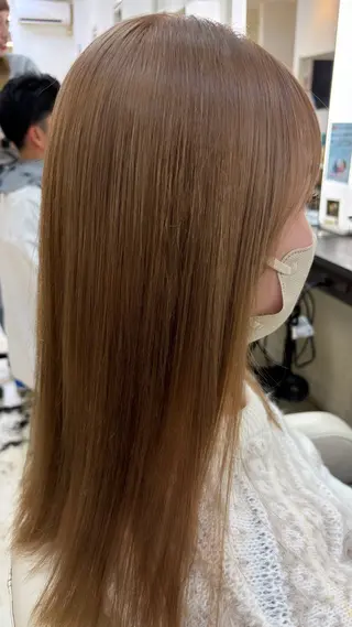 セミロング 韓国/レイヤー/ メンズパーマ/真由のヘアスタイル