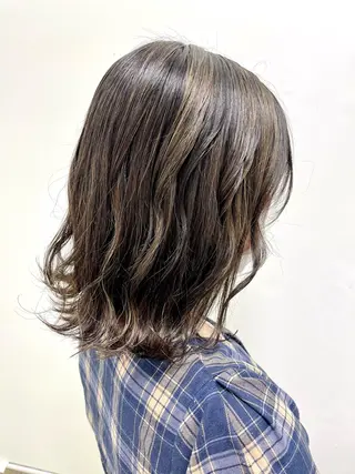 セミロング カラー 北千住✂️モデル募集 💫Ryoya💫のヘアスタイル