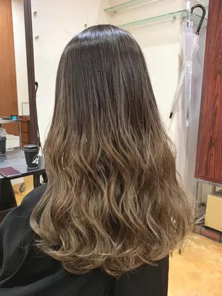ロング 韓国レイヤーカット★ 小林大樹のヘアスタイル