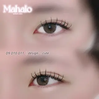 マツエク・マツパ Mahalo eyelash salon所属・Mahalo 入木🎀のマツエク・マツパデザイン