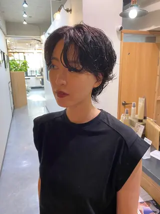 ショート パーマ CARICIA🌱 masaeのヘアスタイル