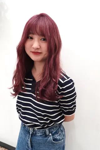 ロング カラー パーマ ⭐️メンズ/ショート りゅうしんのヘアスタイル