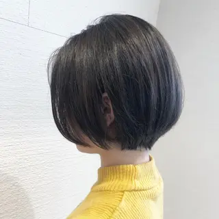 ショート カラー ショート/ボブ/ 白髪ぼかし/しんやのヘアスタイル